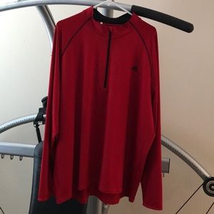 Adidas long sleeve 1/4 zip pullover